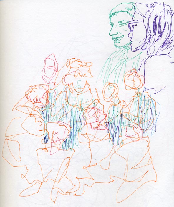 colored drawing of workshop energy